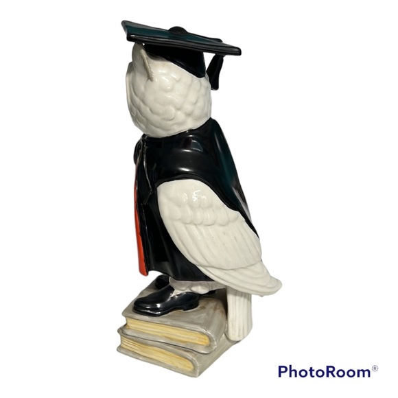 Vintage Mottahedeh Graduation Ceramic Owl from Italy Hand Painted - Picture 6 of 10